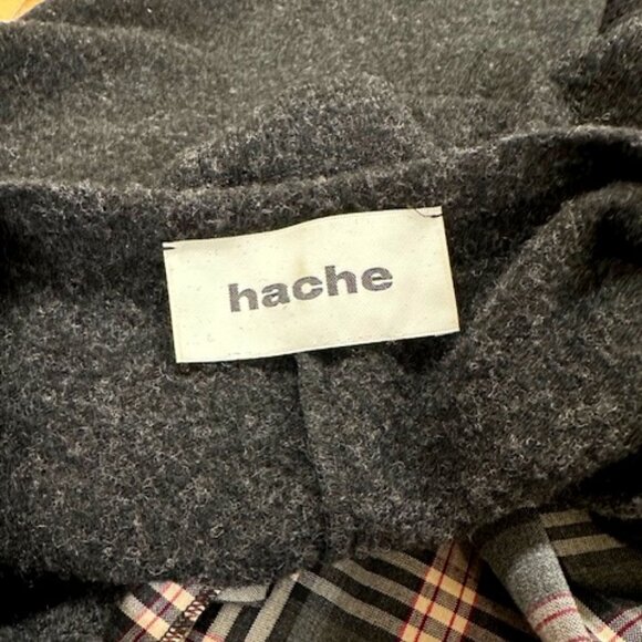 Hache Plaid Print Long Dress Size 42 - Picture 8 of 9